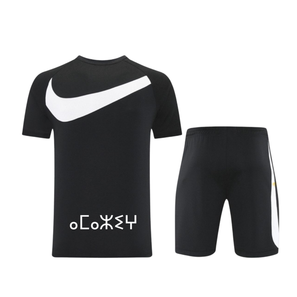 T-Shirt - Short - Ensemble Noir Amazigh