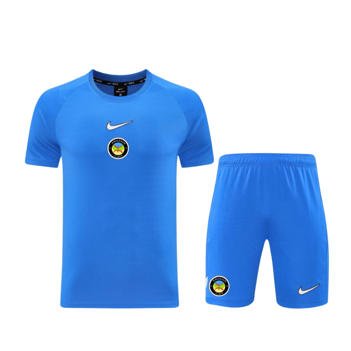 T-Shirt - Short - Ensemble Bleu Amazigh