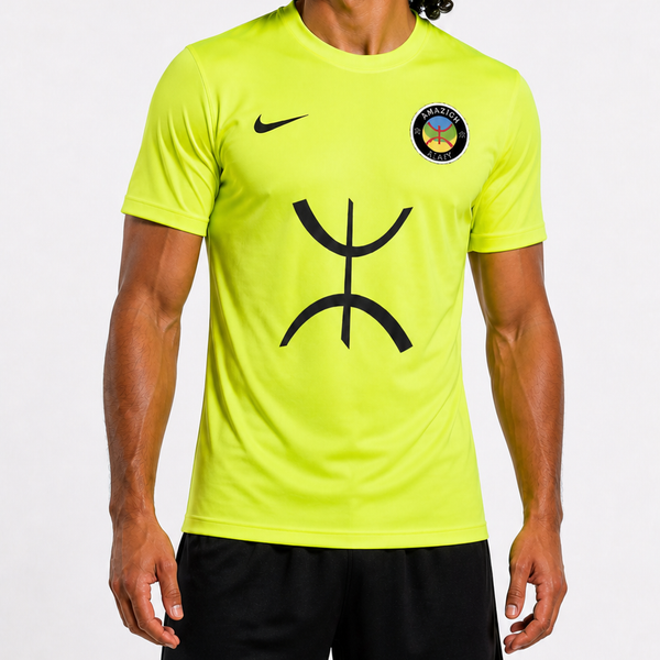 T-Shirt - Short Black and Yellow Amazigh 2026