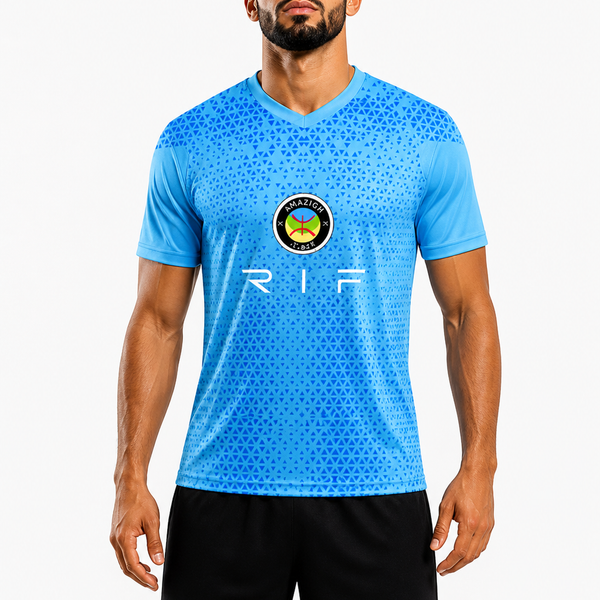 T-Shirt - Short - Blue RIF Ensemble Amazigh 2026