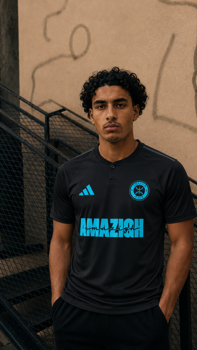 T-Shirt - Black Océan Amazigh