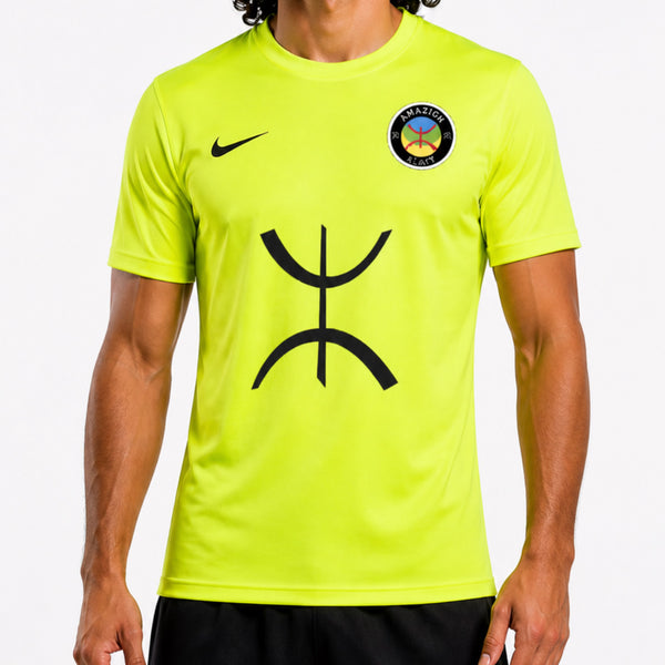 T-Shirt - Short Black and Yellow Amazigh 2026