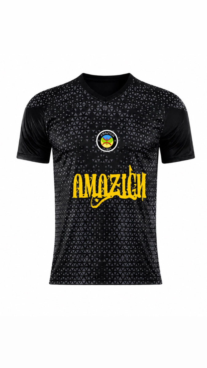 T-Shirt - Black and Yellow Amazigh 2026