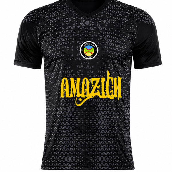 T-Shirt - Black and Yellow Amazigh 2026