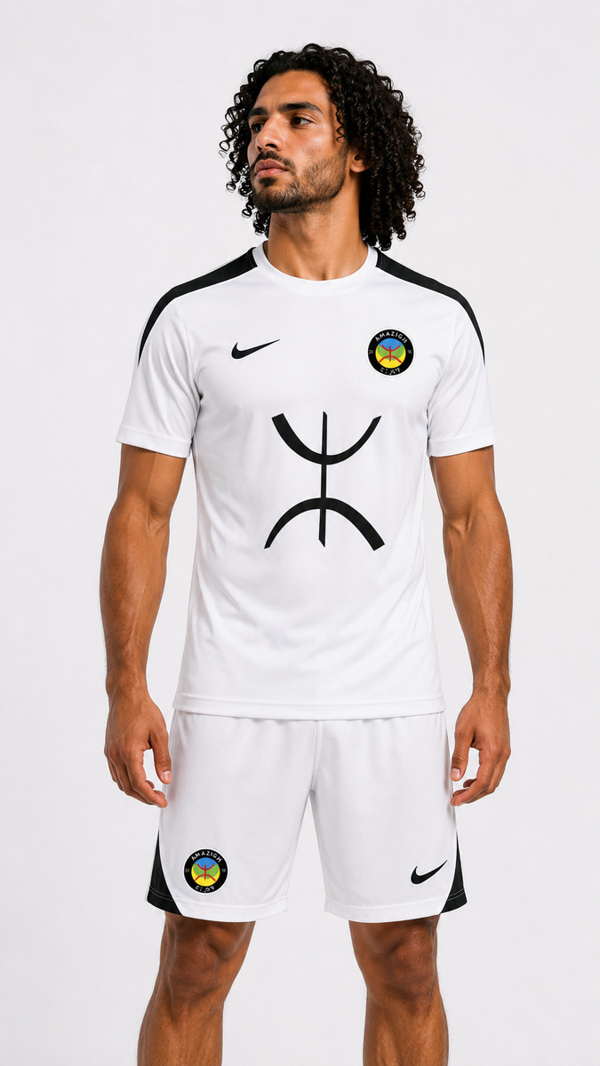 T-Shirt - Short - Blanc Amazigh 2026